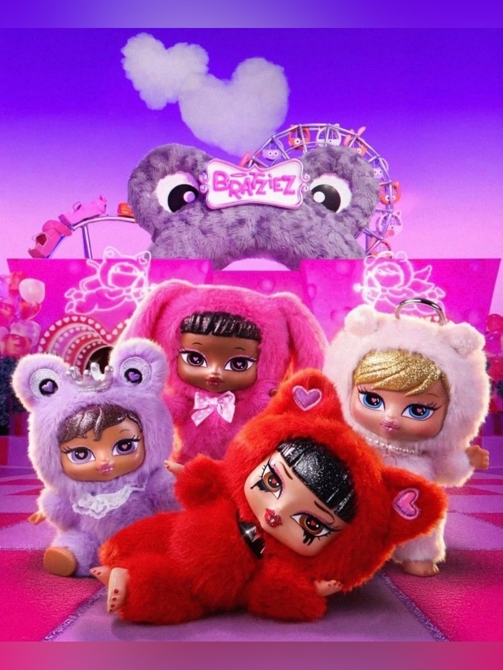 BRATZ BRATZIEZ SWEETHEARTZ SERIEZ PLUSH KEYCHAIN BLIND BOX - SOLD OUT